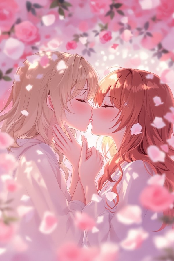花吻在上 - 拉拉动漫百合番剧封面