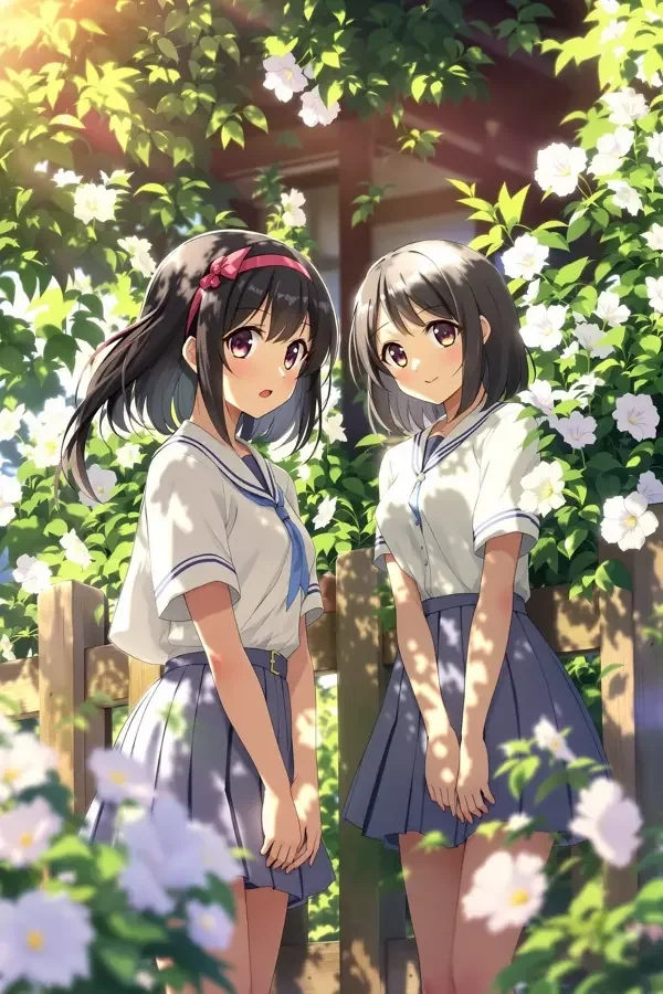 牵牛花与加奈 - 拉拉动漫 牵牛花与加奈 - 拉拉动漫百合番剧封面