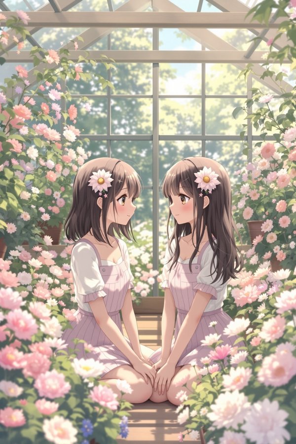 花开两生 - 拉拉动漫百合番剧封面